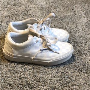 White checker vans